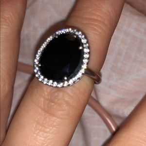 Black Pandora ring size 50 (5.5)